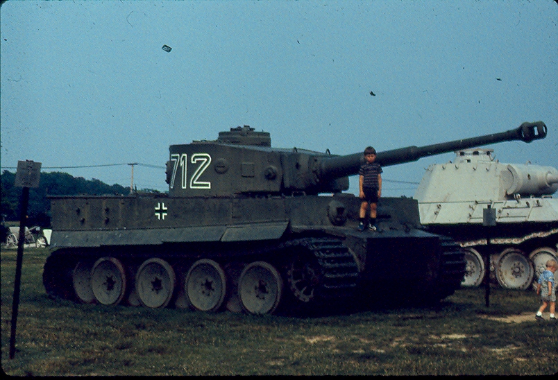 Devin Edwards visiting the U.S. Army Ordnance Museum at Aberdeen Proving Ground, Maryland